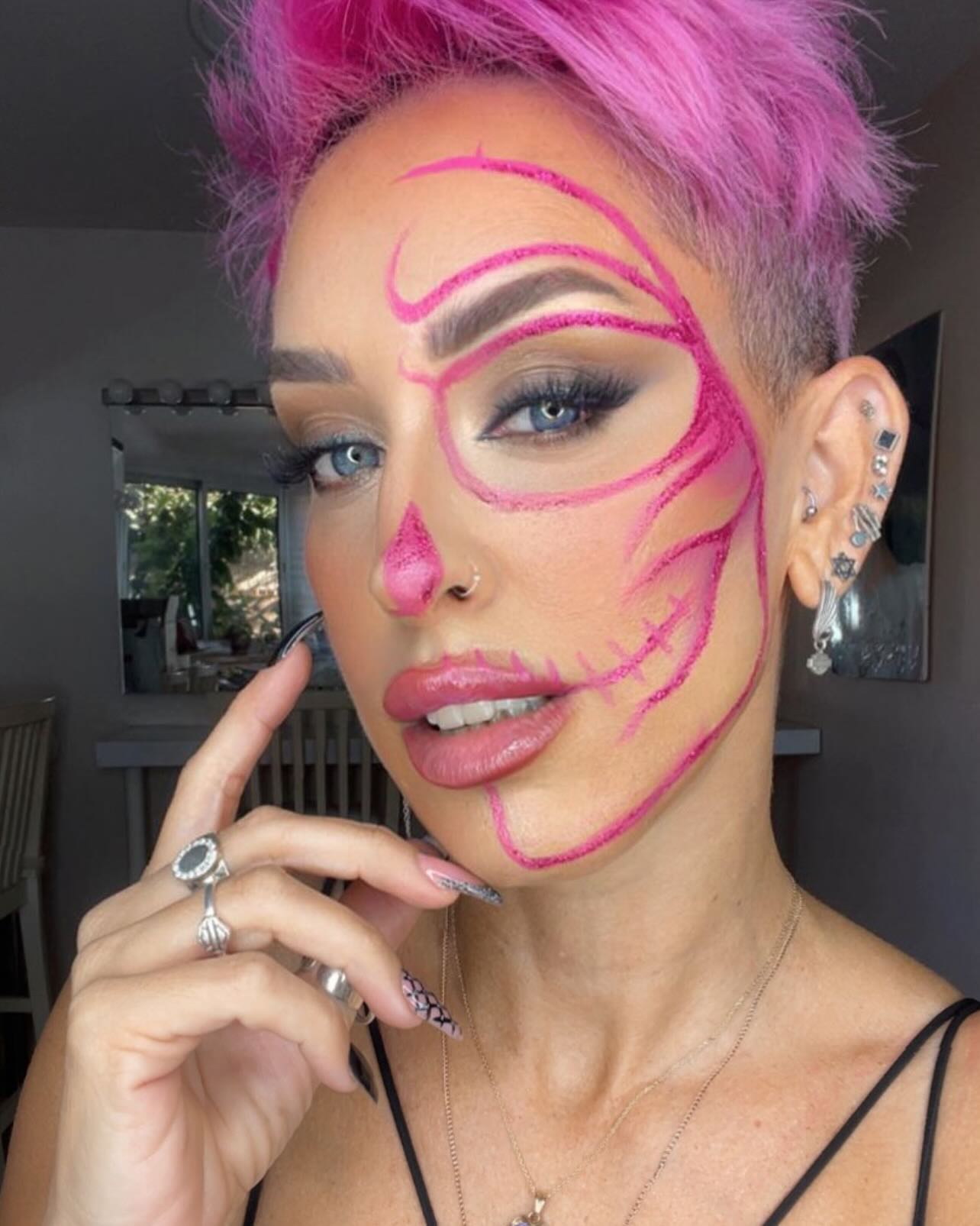 Happy Halloween 🎃 2024 #halloweenmakeup #makeup #מאפרתמקצועית #איפורמקצועי