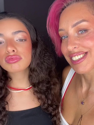 אותו איפור לאמא ונערה @books are  love #איפורמקצועי #איפורעדין 