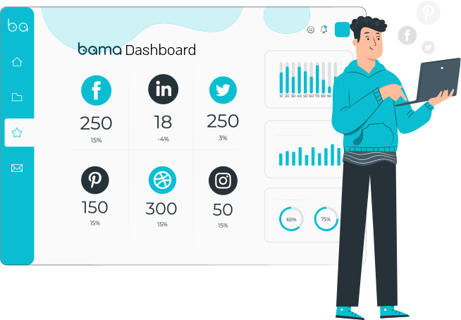 BAMA נותנות לך במה אמיתית בגוגל. BAMA גלובלית בכל שפה מאפשרת לך ליצור אתר מקודם ועשיר בתוכן, אשר יסייע לך להגיע לאלפי לקוחות חדשים מידי יום.